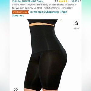 ShaperMint Shapewear High Wasted Short Size XS/S